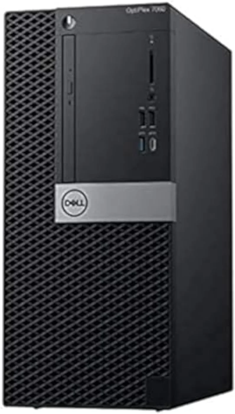 کامپیوتر رومیزی Dell OptiPlex 7060 Tower با پردازنده Intel Core i7-8700، رم 32 گیگابایتی DDR4، هارد دیسک 1 ترابایتی + SSD 240 گیگابایتی، کارت گرافیک اختصاصی 4 گیگابایتی، ویندوز 10 پرو 64 بیتی