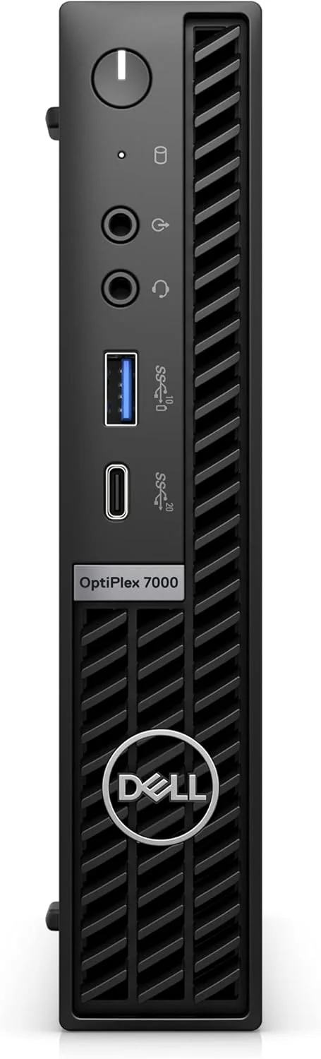 کامپیوتر رومیزی مینی Dell OptiPlex 7000 MFF، پردازنده Intel Core i7-12700T 1.4GHz، رم 16GB DDR4، حافظه 256GB PCIe NVMe، بدون DVD، گرافیک Intel UHD، وای فای، بلوتوث، ویندوز 10/11 پرو