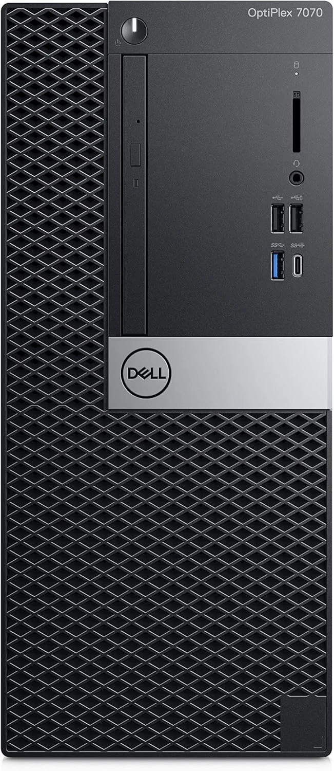 DELL OptiPlex 7070 Intel Core i5 نسل نهم i5-9500 8 گیگابایت DDR4-SDRAM 256 گیگابایت SSD مشکی مینی تاور PC