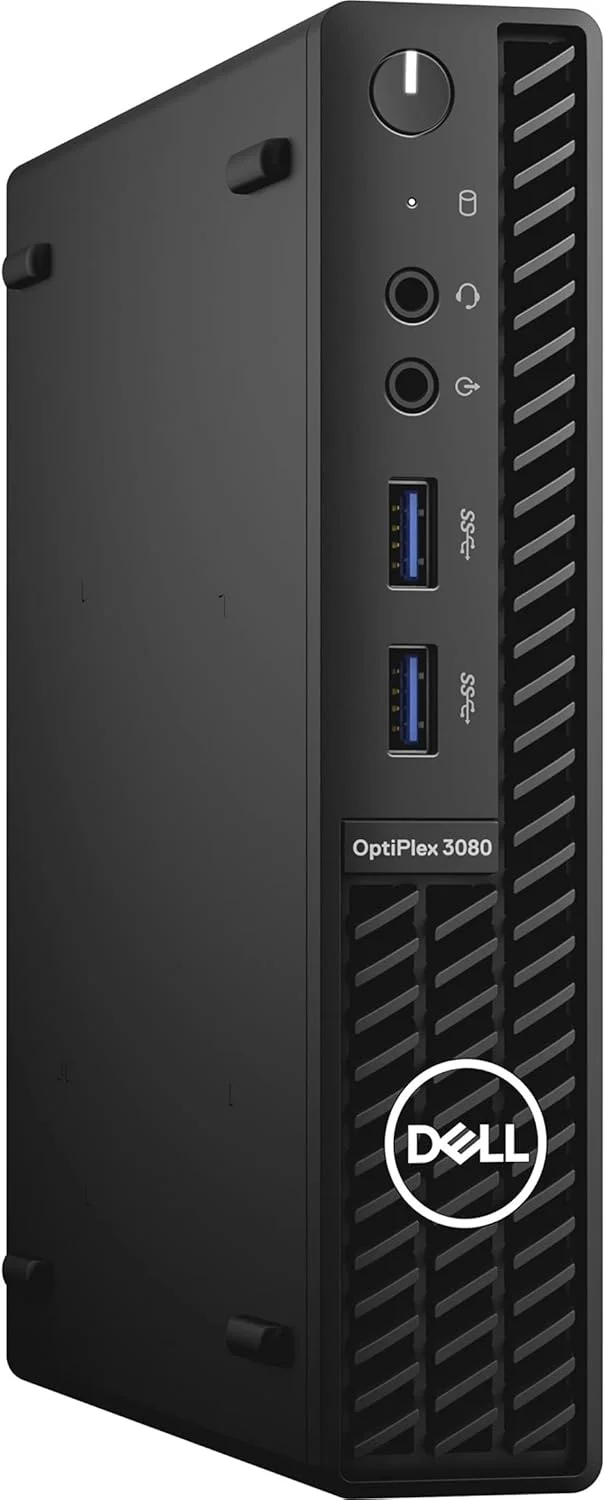 کامپیوتر رومیزی دل OptiPlex 3000 3080 - پردازنده Intel Core i5 نسل دهم i5-10500T شش هسته ای (6 هسته) 2.30 گیگاهرتز - 8 گیگابایت رم DDR4 SDRAM - 256 گیگابایت NVMe M.2 PCI Express M.2 SSD - میکرو پی سی - مشکی