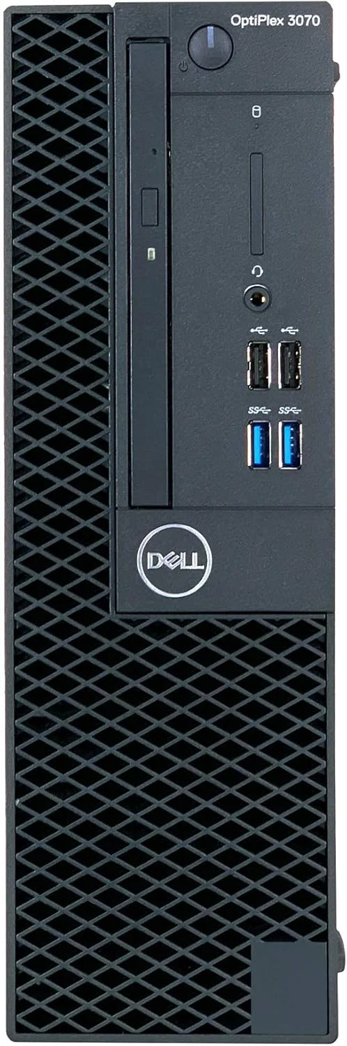 کامپیوتر رومیزی Dell OptiPlex 3070 SFF با فرم کوچک - پردازنده 8 هسته ای نسل نهم Intel Core i7-9700 تا 4.70 گیگاهرتز، 32 گیگابایت حافظه DDR4، 1 ترابایت SSD، گرافیک Intel UHD 630، دی وی دی رایتر، ویندوز 10 پرو (بازسازی شده)