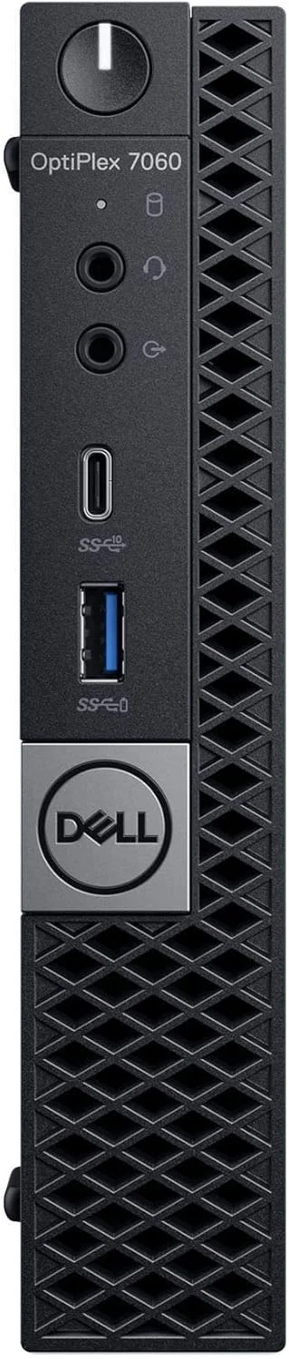 مینی کامپیوتر Dell OP7060MFFPN1RV OptiPlex 7060 با پردازنده Intel Core i7-8700T 2.4 گیگاهرتز شش هسته ای، 8 گیگابایت رم، 128 گیگابایت SSD و Windows 10 Pro 64 بیتی