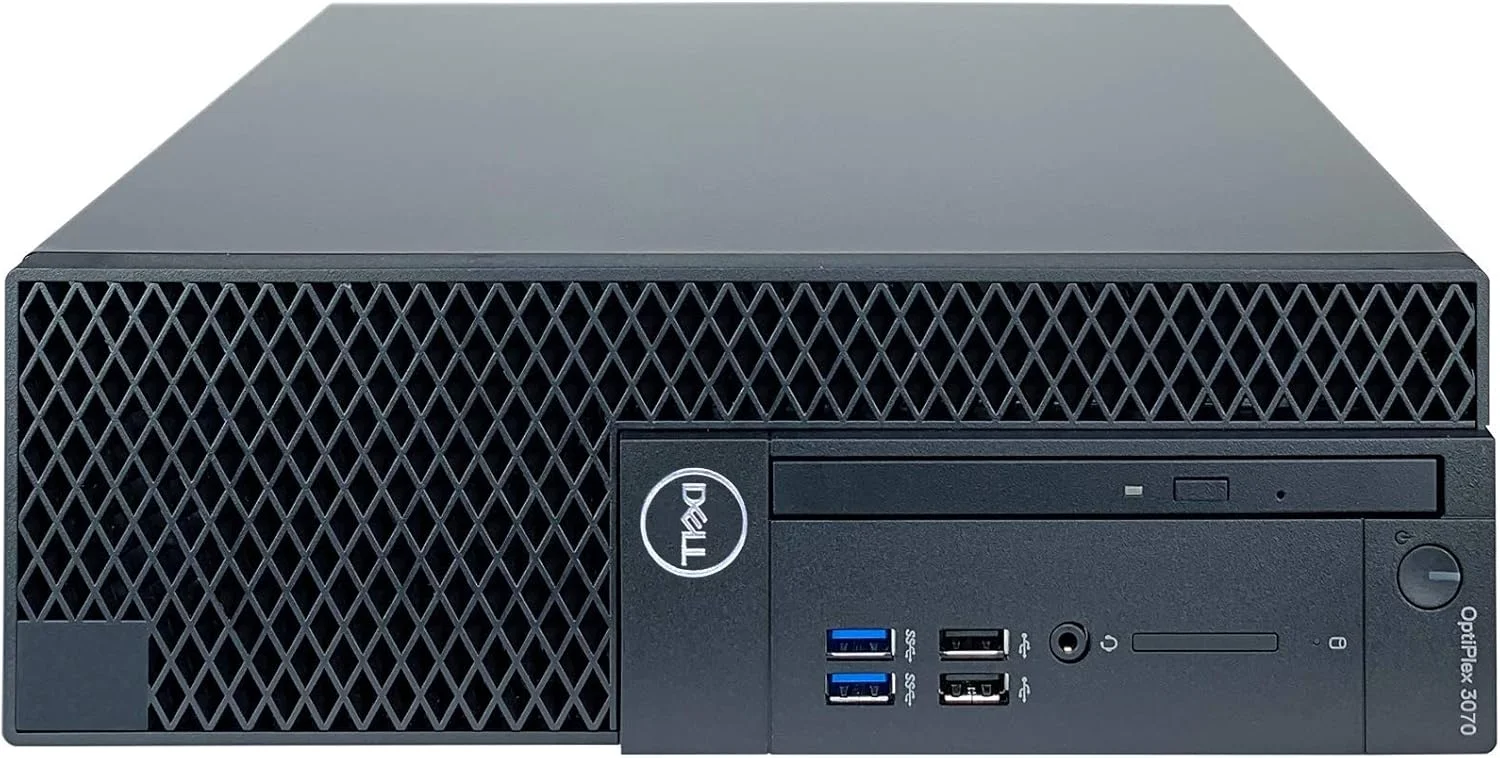 کامپیوتر رومیزی Dell OptiPlex 3070 SFF با فرم کوچک - پردازنده 8 هسته ای نسل نهم Intel Core i7-9700 تا 4.70 گیگاهرتز، 32 گیگابایت حافظه DDR4، 1 ترابایت SSD، گرافیک Intel UHD 630، دی وی دی رایتر، ویندوز 10 پرو (بازسازی شده) کامپیوتر رومیزی Dell OptiPlex 3070 SFF با فرم کوچک - پردازنده 8 هسته ای نسل نهم Intel Core i7-9700 تا 4.70 گیگاهرتز، 32 گیگابایت حافظه DDR4، 1 ترابایت SSD، گرافیک Intel UHD 630، دی وی دی رایتر، ویندوز 10 پرو (بازسازی شده)