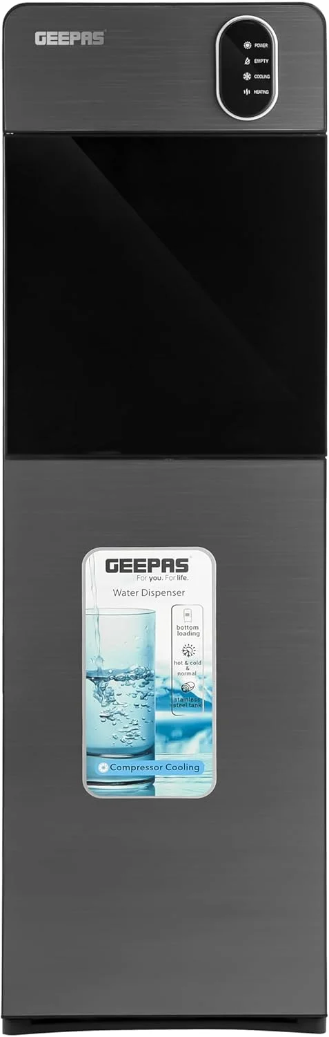 آبسردکن گرم، سرد و معمولی Geepas مدل GWD17037 | دارای 3 گزینه شیر فشاری، خنک کننده سریع آبسردکن گرم، سرد و معمولی Geepas مدل GWD17037 | دارای 3 گزینه شیر فشاری، خنک کننده سریع