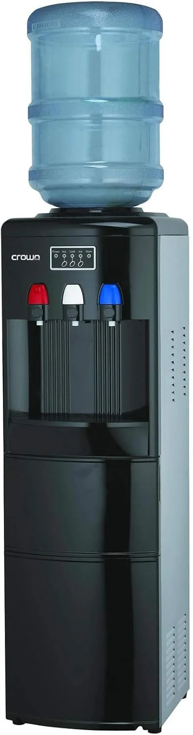 آبسردکن ایستاده تاپ لودینگ کراون لاین، دارای یخ ساز داخلی، حالت های آب گرم، سرد و معمولی، ظرفیت یخ 12 کیلوگرم در 24 ساعت، پنل کنترل لمسی نرم، قفل ایمنی کودک، طراحی کم مصرف مدل WD-232 آبسردکن ایستاده تاپ لودینگ کراون لاین، دارای یخ ساز داخلی، حالت های آب گرم، سرد و معمولی، ظرفیت یخ 12 کیلوگرم در 24 ساعت، پنل کنترل لمسی نرم، قفل ایمنی کودک، طراحی کم مصرف مدل WD-232