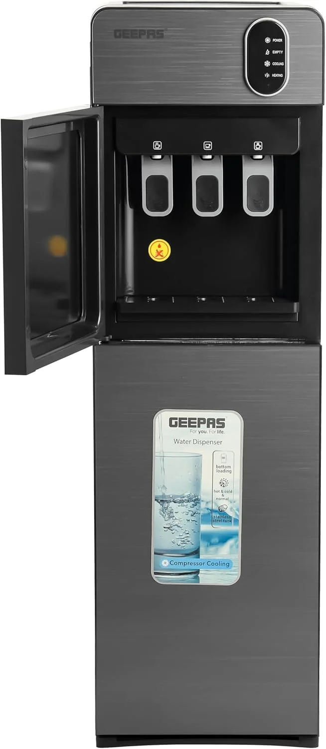 آبسردکن گرم، سرد و معمولی Geepas مدل GWD17037 | دارای 3 گزینه شیر فشاری، خنک کننده سریع آبسردکن گرم، سرد و معمولی Geepas مدل GWD17037 | دارای 3 گزینه شیر فشاری، خنک کننده سریع
