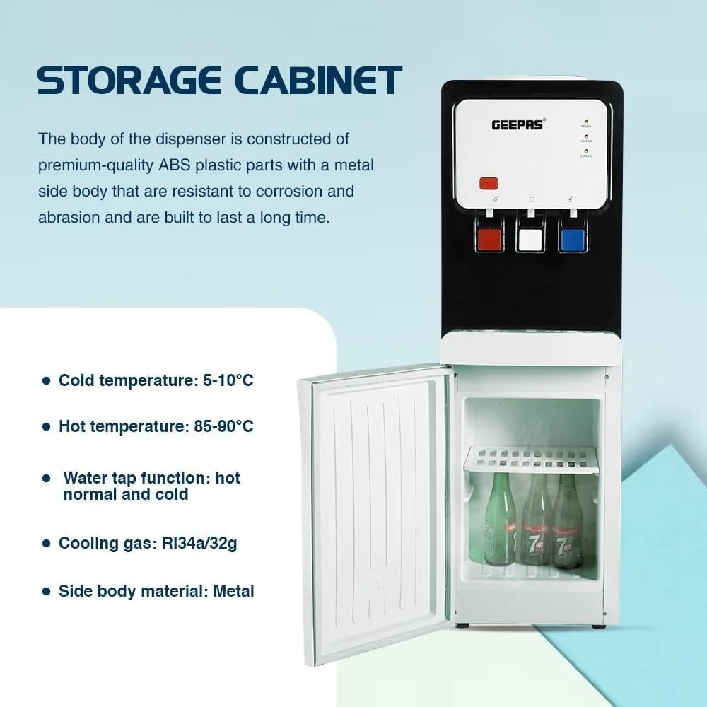 آبسردکن و گرم کن Geepas مدل Gwd17019، سفید آبسردکن و گرم کن Geepas مدل Gwd17019، سفید