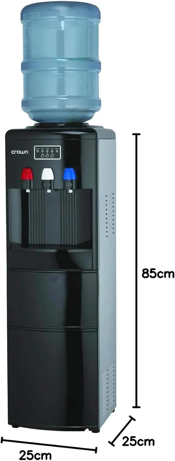 آبسردکن ایستاده تاپ لودینگ کراون لاین، دارای یخ ساز داخلی، حالت های آب گرم، سرد و معمولی، ظرفیت یخ 12 کیلوگرم در 24 ساعت، پنل کنترل لمسی نرم، قفل ایمنی کودک، طراحی کم مصرف مدل WD-232 آبسردکن ایستاده تاپ لودینگ کراون لاین، دارای یخ ساز داخلی، حالت های آب گرم، سرد و معمولی، ظرفیت یخ 12 کیلوگرم در 24 ساعت، پنل کنترل لمسی نرم، قفل ایمنی کودک، طراحی کم مصرف مدل WD-232