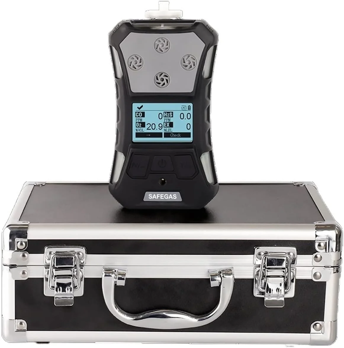 دستگاه تشخیص گاز GZDodek پمپی 4 در 1، تشخیص گاز CH4 CO LEL O2، دستگاه تشخیص گاز چندگانه قابل حمل 4 در 1 دستگاه تشخیص گاز GZDodek پمپی 4 در 1، تشخیص گاز CH4 CO LEL O2، دستگاه تشخیص گاز چندگانه قابل حمل 4 در 1