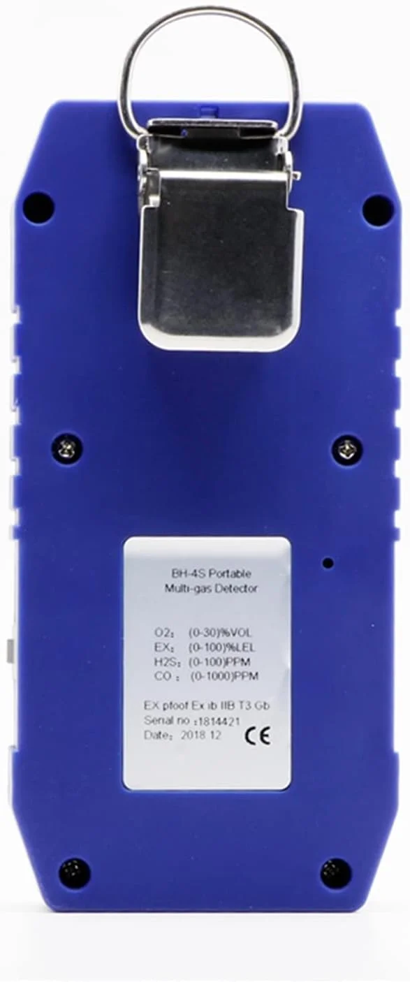 دستگاه تشخیص گاز قابل حمل GZDodek مدل BH-4S، دستگاه تشخیص 4 در 1 (دستگاه تشخیص گاز 3 در 1)