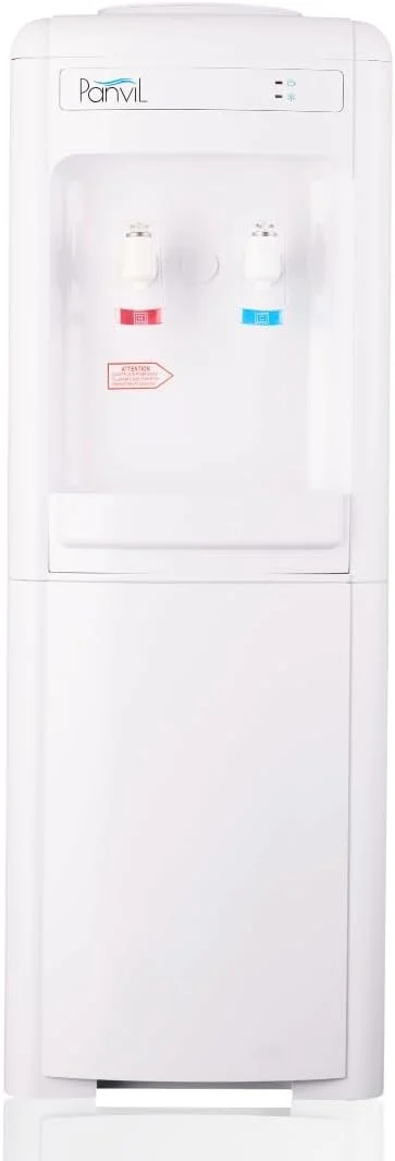 آبسردکن و گرم کن ایستاده - دارای کمپرسور خنک کننده، مخزن استیل ضد زنگ، دو شیر، کم مصرف، 220-240 ولت، قفل ایمنی کودک، توان 2.5 کیلو ولت، ایده آل برای استفاده در خانه و محل کار