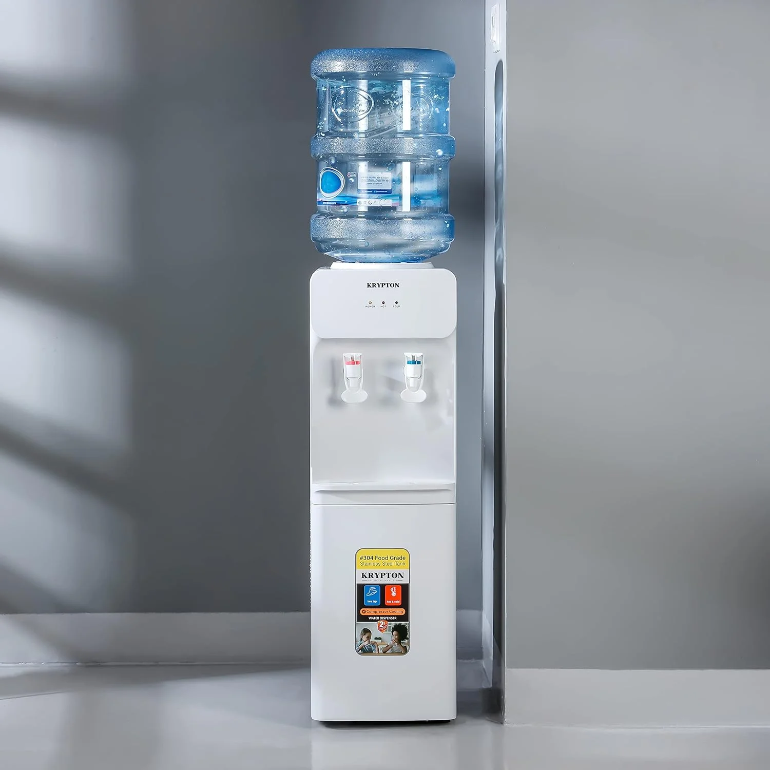 آبسردکن و گرم کن کریپتون مدل KNWD6422 با عملکرد آب گرم و سرد