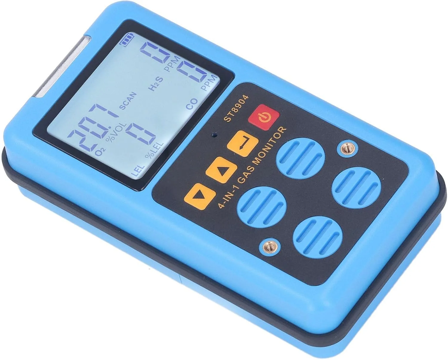 تستر گاز Fafeicy، مانیتور گاز 4 در 1 با نور پس زمینه و زمان پاسخ کوتاه