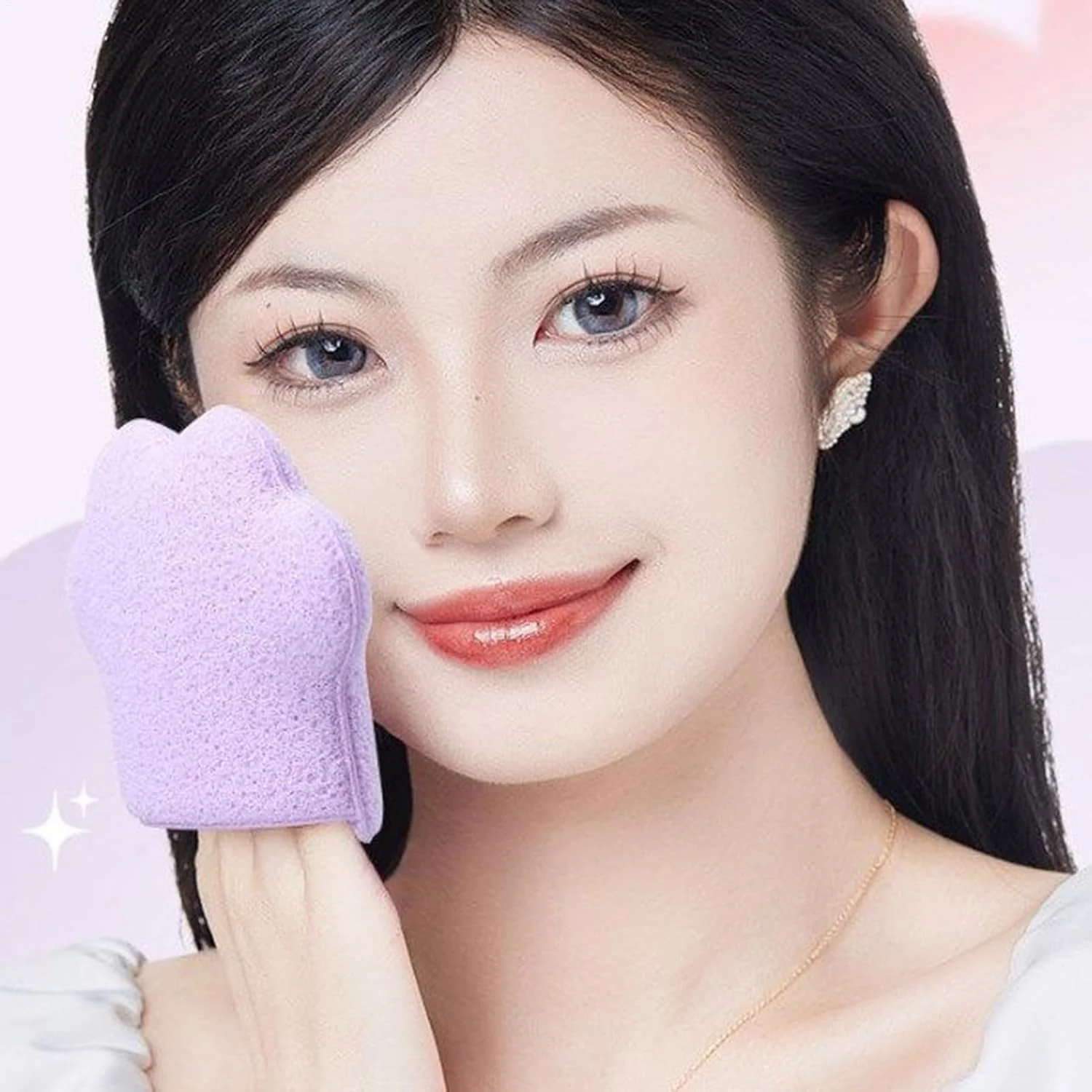 پد شستشوی صورت طرح پنجه گربه ای، پد پاک کننده صورت اسکراب دستکشی برای آلودگی و چربی