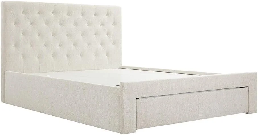 تخت خواب دو نفره دانوب هوم مدل Bacia سایز کوئین 150X200 با 2 کشو در قسمت جلویی | طراحی مدرن و مقاوم، مبلمان قاب تخت خواب چوبی | تخت خواب های آرام و راحت، ابعاد: طول 218 x عرض 162 x ارتفاع 111 سانتی متر - بژ تخت خواب دو نفره دانوب هوم مدل Bacia سایز کوئین 150X200 با 2 کشو در قسمت جلویی | طراحی مدرن و مقاوم، مبلمان قاب تخت خواب چوبی | تخت خواب های آرام و راحت، ابعاد: طول 218 x عرض 162 x ارتفاع 111 سانتی متر - بژ