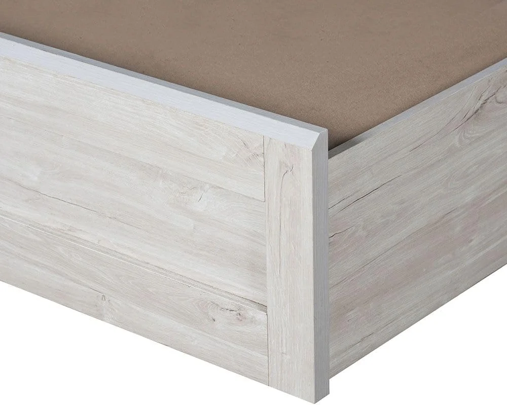 تخت خواب دو نفره کینگ دانوب هوم مدل Tisley با ابعاد 180X200 به همراه فضای ذخیره سازی زیر تخت | طراحی مدرن و مقاوم، مبلمان قاب تخت خواب چوبی | تخت خواب های آرام و راحت با ابعاد 216.4x188.5x100 سانتی متر - رنگ بلوط روشن / سنگ مرمر مصنوعی سفید تخت خواب دو نفره کینگ دانوب هوم مدل Tisley با ابعاد 180X200 به همراه فضای ذخیره سازی زیر تخت | طراحی مدرن و مقاوم، مبلمان قاب تخت خواب چوبی | تخت خواب های آرام و راحت با ابعاد 216.4x188.5x100 سانتی متر - رنگ بلوط روشن / سنگ مرمر مصنوعی سفید