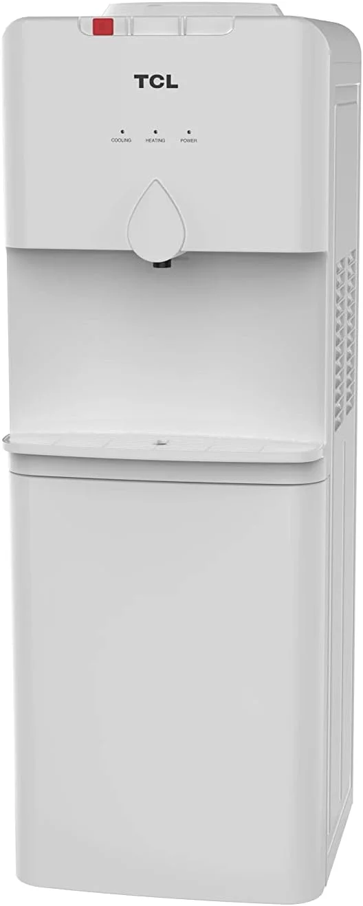 آبسردکن ایستاده تی سی ال، آب گرم، سرد و معمولی، 3 شیر، قفل ایمنی کودک، اندازه جمع و جور، ایده آل برای خانه، آشپزخانه، دفتر و آبدارخانه، سفید - TY-LWYR19W