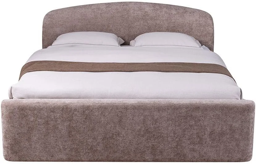 تخت خواب دو نفره کینگ مدل دانوب هوم بوت با روکش پارچه ای، ابعاد 180 در 200 | طراحی مدرن، مبلمان قاب تخت خواب چوبی | تخت خواب راحت (تشک شامل نمی شود) - قهوه ای تخت خواب دو نفره کینگ مدل دانوب هوم بوت با روکش پارچه ای، ابعاد 180 در 200 | طراحی مدرن، مبلمان قاب تخت خواب چوبی | تخت خواب راحت (تشک شامل نمی شود) - قهوه ای