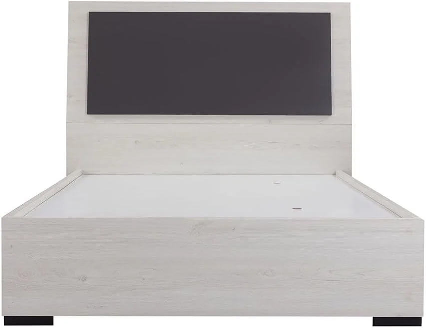 تخت یک نفره 120x200 پلتورا Danube Home با چراغ های LED | مبلمان تخت خواب یک نفره چوبی با طراحی مدرن و مستحکم | تخت خواب راحت (تشک شامل نمی شود) L211xW137xH115cm-بلوط خاکستری تخت یک نفره 120x200 پلتورا Danube Home با چراغ های LED | مبلمان تخت خواب یک نفره چوبی با طراحی مدرن و مستحکم | تخت خواب راحت (تشک شامل نمی شود) L211xW137xH115cm-بلوط خاکستری