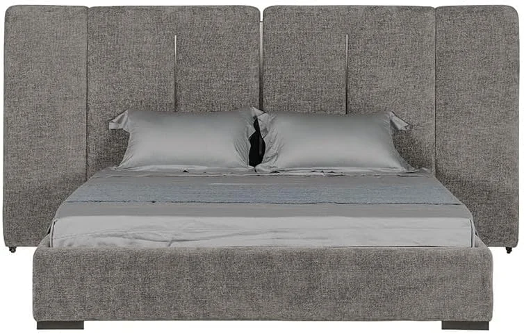 تخت خواب کینگ تودوزی شده 180x200 Danube Home Braxton با فضای ذخیره سازی هیدرولیک و تاج تاشو | مبلمان مدرن قاب تخت خواب دو نفره چوبی | تخت خواب راحت (تشک شامل نمی شود) - خاکستری/تیتانیوم تخت خواب کینگ تودوزی شده 180x200 Danube Home Braxton با فضای ذخیره سازی هیدرولیک و تاج تاشو | مبلمان مدرن قاب تخت خواب دو نفره چوبی | تخت خواب راحت (تشک شامل نمی شود) - خاکستری/تیتانیوم