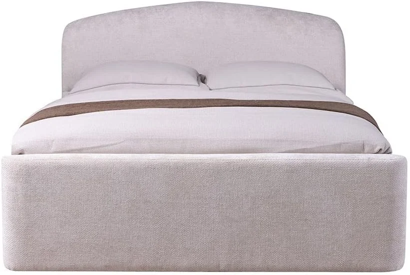 تخت خواب دو نفره پارچه ای دانوب هوم مدل Boat سایز 150 در 200 | طراحی مدرن، مبلمان قاب تخت خواب چوبی | تخت خواب راحت (تشک شامل نمی شود) - کرم تیره تخت خواب دو نفره پارچه ای دانوب هوم مدل Boat سایز 150 در 200 | طراحی مدرن، مبلمان قاب تخت خواب چوبی | تخت خواب راحت (تشک شامل نمی شود) - کرم تیره