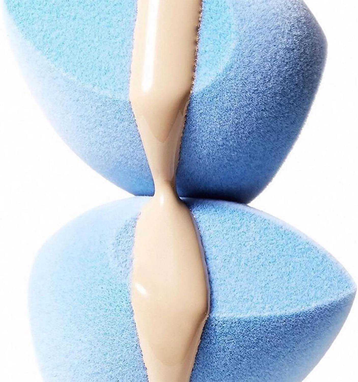 مجموعه اسفنج آرایشی میکروفایبر Juno & Co بسته 4 عددی، فناوری دولایه و ایجاد پوشش ایربراش، بلندر آرایشی برای کرم پودر، پودر و کرم