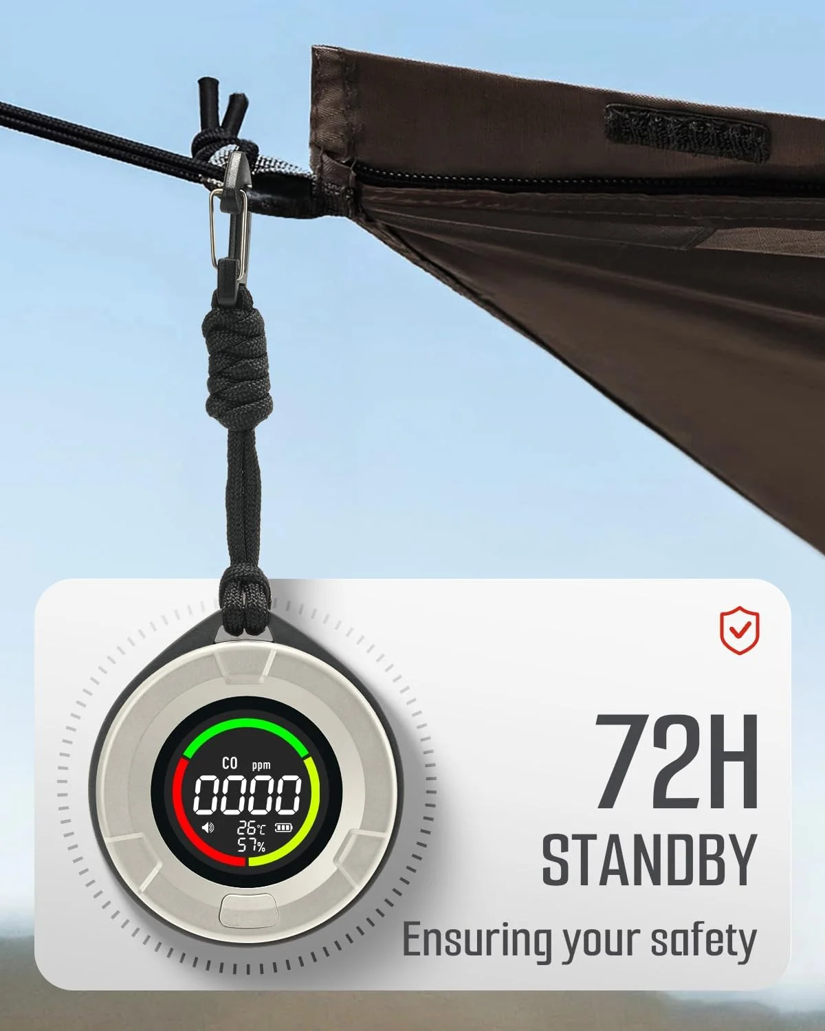 دستگاه تشخیص گاز مونوکسید کربن و دی اکسید کربن قابل حمل GasDoc DS-100PRO مناسب سفر، ردیاب مغناطیسی 4 در 1 مونوکسید کربن و دی اکسید کربن، آلارم صوتی و تصویری، 3 روز آماده به کار، مانیتور CO و CO2 برای خانه، چادر، RV دستگاه تشخیص گاز مونوکسید کربن و دی اکسید کربن قابل حمل GasDoc DS-100PRO مناسب سفر، ردیاب مغناطیسی 4 در 1 مونوکسید کربن و دی اکسید کربن، آلارم صوتی و تصویری، 3 روز آماده به کار، مانیتور CO و CO2 برای خانه، چادر، RV