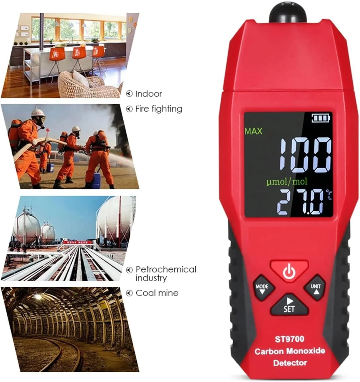 دستگاه های تشخیص گاز SJHDKLW 2 در 1 آنالایزر مونوکسید کربن دماسنج مانیتور کیفیت هوا سنسور نشت گاز با زنگ هشدار صوتی و نوری ردیاب نشت گاز دستگاه های تشخیص گاز SJHDKLW 2 در 1 آنالایزر مونوکسید کربن دماسنج مانیتور کیفیت هوا سنسور نشت گاز با زنگ هشدار صوتی و نوری ردیاب نشت گاز