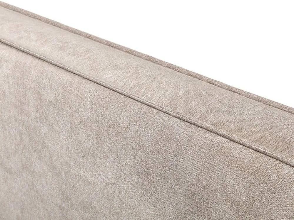 تخت خواب دو نفره دانوب هوم مدل دلانو 150X200 | طراحی مدرن و مقاوم، مبلمان قاب تخت خواب چوبی | تخت خواب های آرام و راحت، ابعاد 234x198x87 سانتی متر - قهوه ای روشن