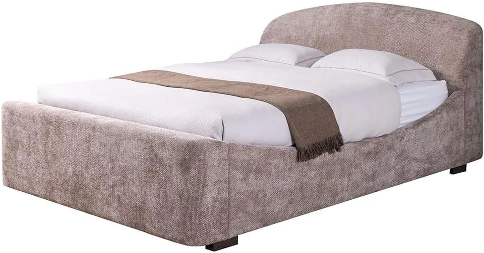 تخت خواب دو نفره پارچه ای دانوب هوم مدل Boat سایز 150 در 200 | طراحی مدرن، مبلمان قاب تخت خواب چوبی | تخت خواب راحت (تشک شامل نمی شود) - قهوه ای تخت خواب دو نفره پارچه ای دانوب هوم مدل Boat سایز 150 در 200 | طراحی مدرن، مبلمان قاب تخت خواب چوبی | تخت خواب راحت (تشک شامل نمی شود) - قهوه ای