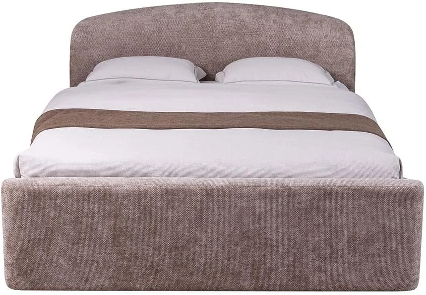 تخت خواب دو نفره پارچه ای دانوب هوم مدل Boat سایز 150 در 200 | طراحی مدرن، مبلمان قاب تخت خواب چوبی | تخت خواب راحت (تشک شامل نمی شود) - قهوه ای تخت خواب دو نفره پارچه ای دانوب هوم مدل Boat سایز 150 در 200 | طراحی مدرن، مبلمان قاب تخت خواب چوبی | تخت خواب راحت (تشک شامل نمی شود) - قهوه ای