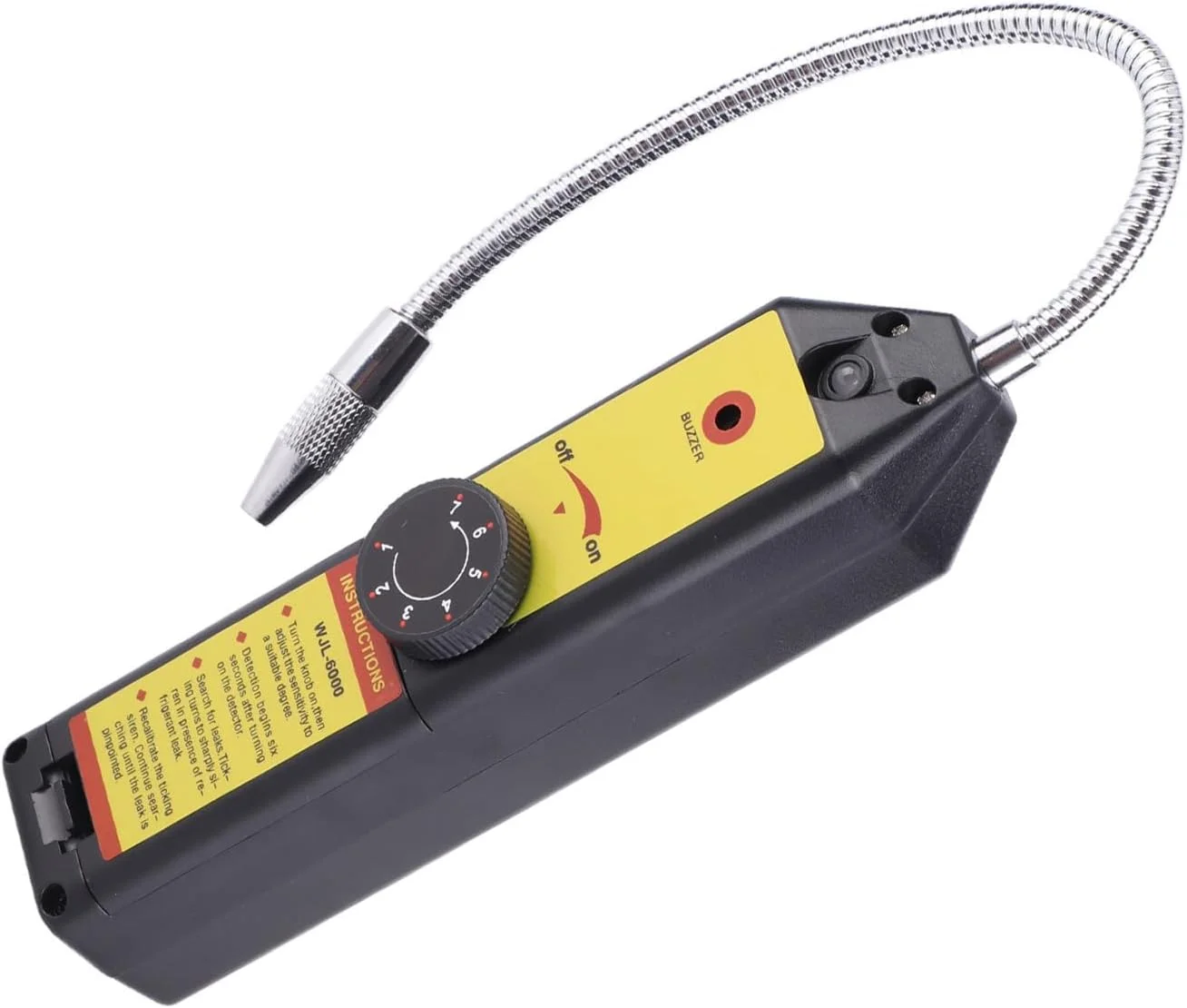 دستگاه تشخیص گاز هالوژن Eujgoov با حساسیت بالا، تستر مبرد CFC HFC، حالت تشخیص بهینه برای خودرو، سنسورهای با کیفیت برتر با عملکرد خودکار نوآورانه برای هوا