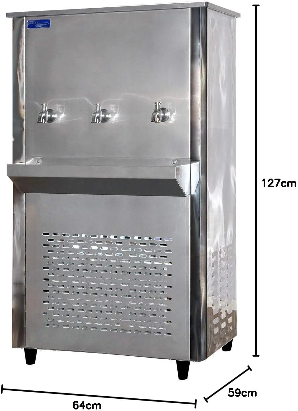 آبسردکن سه شیر سوپر جنرال 45 گالن، استیل - SGCL-50-T3 آبسردکن سه شیر سوپر جنرال 45 گالن، استیل - SGCL-50-T3