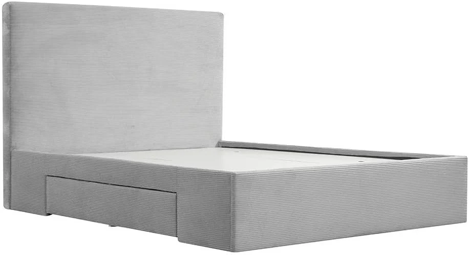 تخت خواب دو نفره دانوب هوم مدل Wesley سایز 150X200 به همراه 4 کشو | طراحی مدرن و مستحکم، مبلمان قاب تخت خواب چوبی | تخت خواب های آرام و راحت، ابعاد 218x163x121 سانتی متر - خاکستری تیره تخت خواب دو نفره دانوب هوم مدل Wesley سایز 150X200 به همراه 4 کشو | طراحی مدرن و مستحکم، مبلمان قاب تخت خواب چوبی | تخت خواب های آرام و راحت، ابعاد 218x163x121 سانتی متر - خاکستری تیره