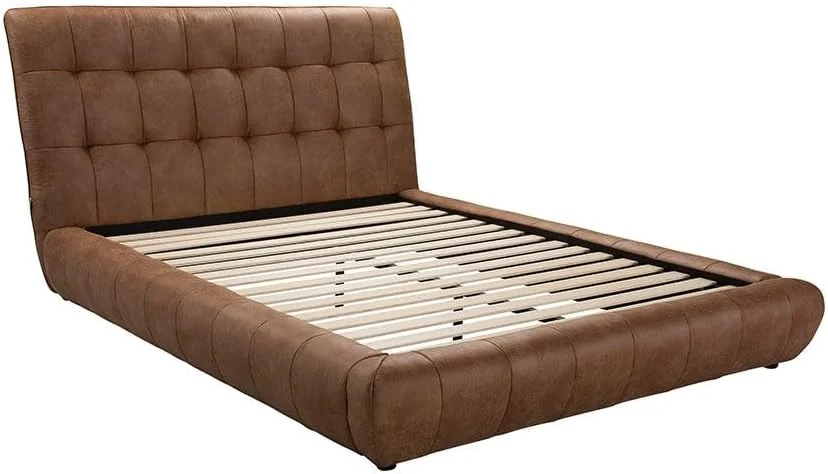 تخت خواب دو نفره کینگ مدل دانوب هوم آراگون 180X200 | طراحی مدرن، قاب تخت خواب چوبی | تخت خواب راحت (تشک شامل نمی شود) - کاراملی تخت خواب دو نفره کینگ مدل دانوب هوم آراگون 180X200 | طراحی مدرن، قاب تخت خواب چوبی | تخت خواب راحت (تشک شامل نمی شود) - کاراملی