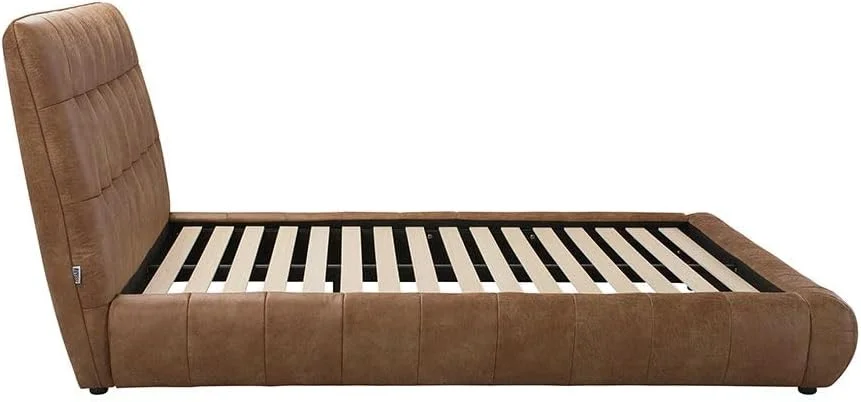 تخت خواب دو نفره کینگ مدل دانوب هوم آراگون 180X200 | طراحی مدرن، قاب تخت خواب چوبی | تخت خواب راحت (تشک شامل نمی شود) - کاراملی تخت خواب دو نفره کینگ مدل دانوب هوم آراگون 180X200 | طراحی مدرن، قاب تخت خواب چوبی | تخت خواب راحت (تشک شامل نمی شود) - کاراملی