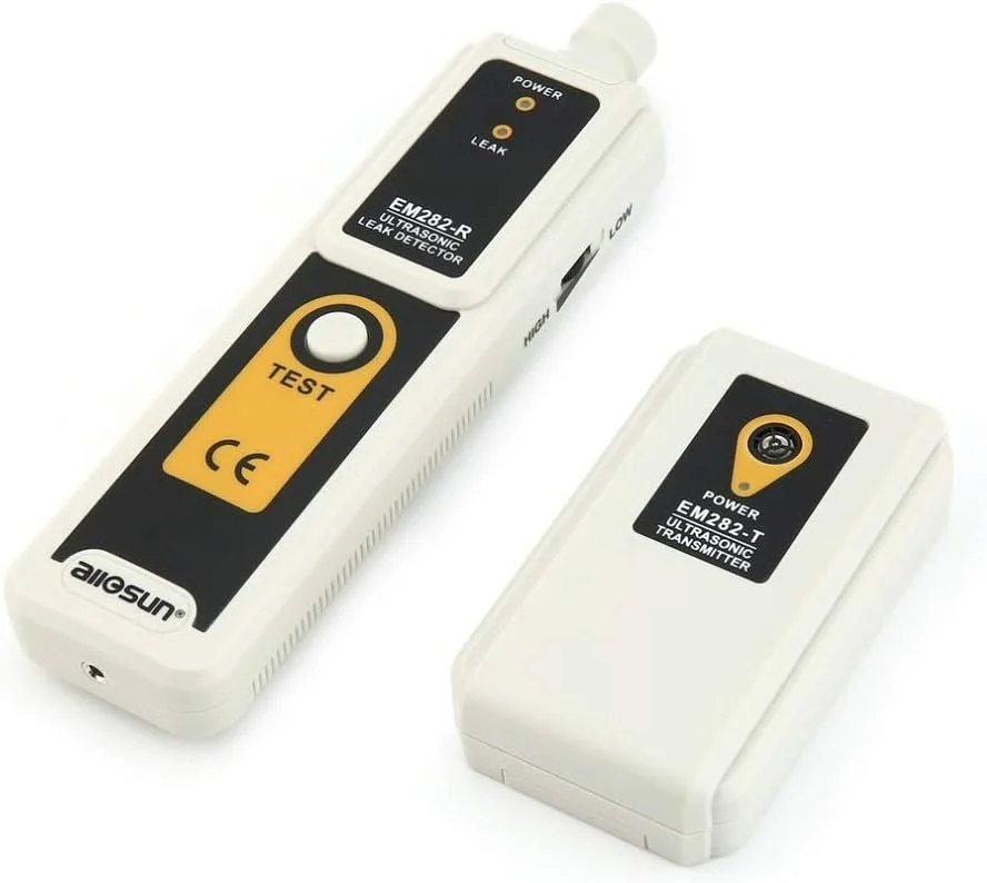 آشکارساز نشت گاز SJHDKLW مدل EM282 آلتراسونیک 40 کیلوهرتز با قابلیت تشخیص رطوبت نسبی