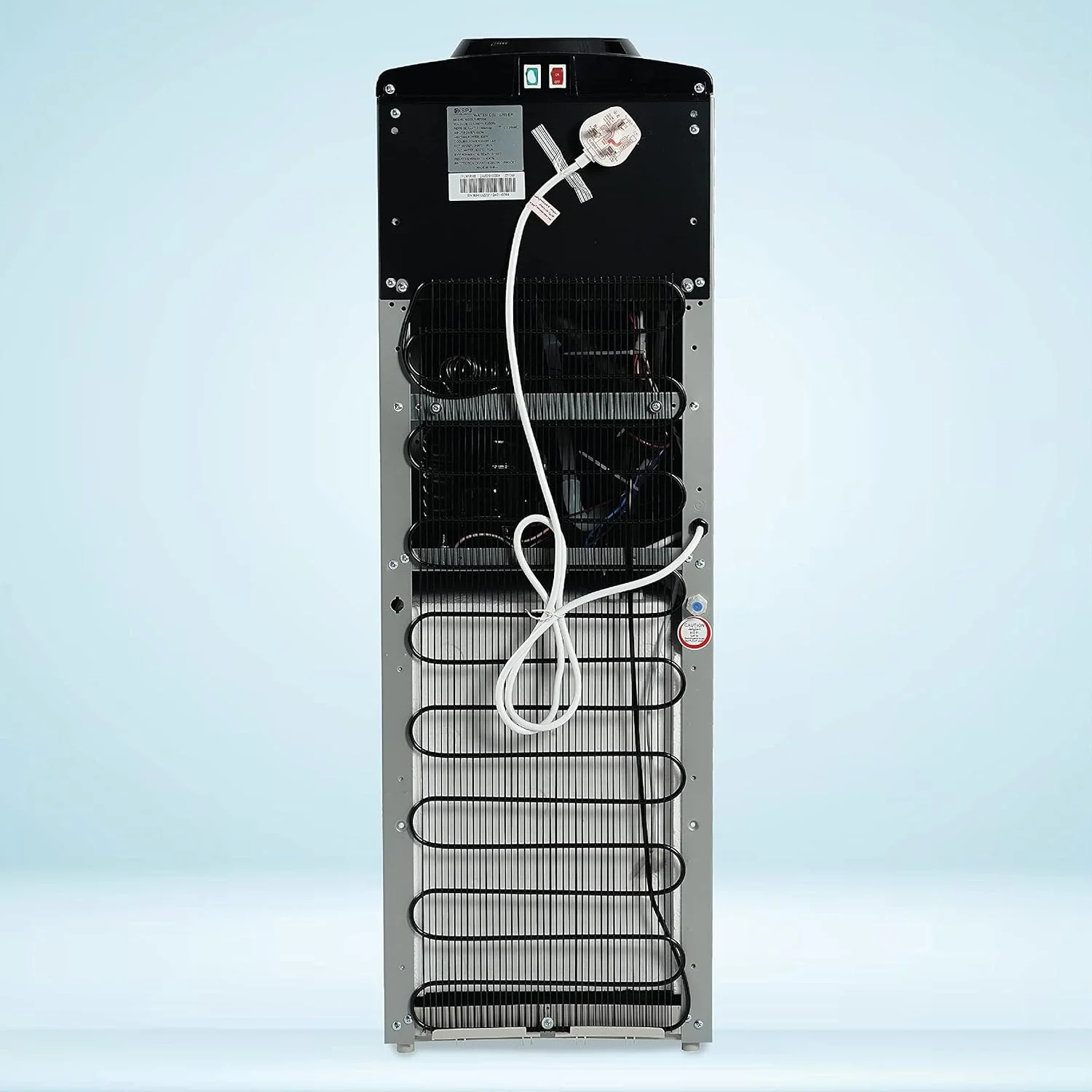 آبسردکن SPJ با مخزن یخچال 16 لیتری، بارگیری از بالا آب گرم/سرد/معمولی، 3 شیر فشاری، قفل ایمنی کودک، جنس آنتی باکتریال، مشکی/نقره ای - آبسردکن بارگیری از بالا آبسردکن SPJ با مخزن یخچال 16 لیتری، بارگیری از بالا آب گرم/سرد/معمولی، 3 شیر فشاری، قفل ایمنی کودک، جنس آنتی باکتریال، مشکی/نقره ای - آبسردکن بارگیری از بالا