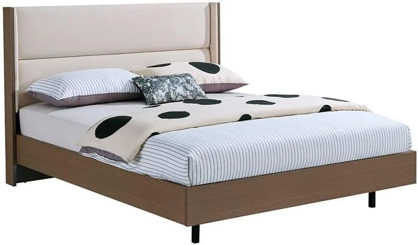 تخت خواب دو نفره شناور دانوب هوم مدل Allison سایز 160X200 به همراه LED | طراحی مدرن، مبلمان قاب تخت خواب چوبی | تخت خواب راحت (تشک شامل نمی شود) - بژ/بلوط طبیعی تخت خواب دو نفره شناور دانوب هوم مدل Allison سایز 160X200 به همراه LED | طراحی مدرن، مبلمان قاب تخت خواب چوبی | تخت خواب راحت (تشک شامل نمی شود) - بژ/بلوط طبیعی