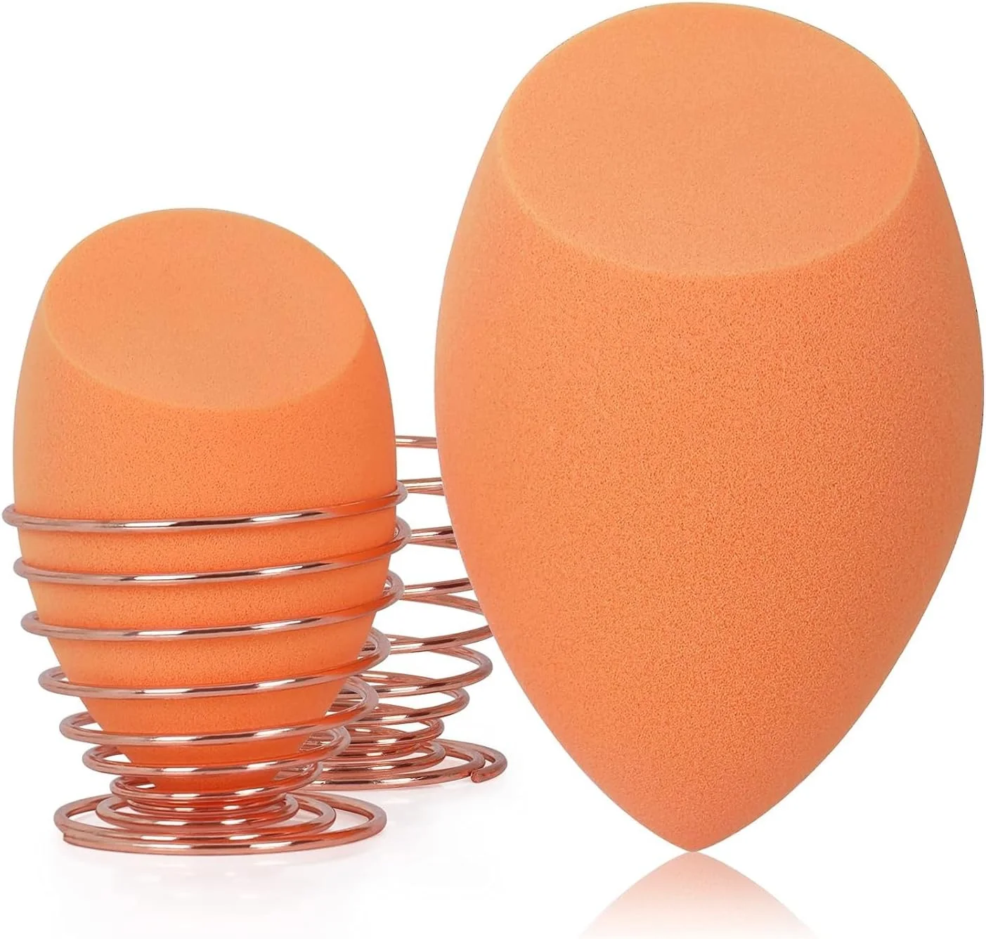 اسفنج آرایشی نارنجی IBBO، بیوتی بلندر برای ترکیب آرایش صورت، پف اسفنجی سبک وزن، اسفنج آرایشی نرم و بدون لاتکس برای کانسیلر فونداسیون به همراه نگهدارنده اسفنجی اسفنج آرایشی نارنجی IBBO، بیوتی بلندر برای ترکیب آرایش صورت، پف اسفنجی سبک وزن، اسفنج آرایشی نرم و بدون لاتکس برای کانسیلر فونداسیون به همراه نگهدارنده اسفنجی