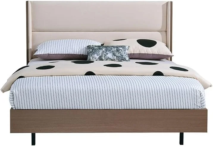 تخت خواب دو نفره شناور دانوب هوم مدل Allison سایز 160X200 به همراه LED | طراحی مدرن، مبلمان قاب تخت خواب چوبی | تخت خواب راحت (تشک شامل نمی شود) - بژ/بلوط طبیعی تخت خواب دو نفره شناور دانوب هوم مدل Allison سایز 160X200 به همراه LED | طراحی مدرن، مبلمان قاب تخت خواب چوبی | تخت خواب راحت (تشک شامل نمی شود) - بژ/بلوط طبیعی