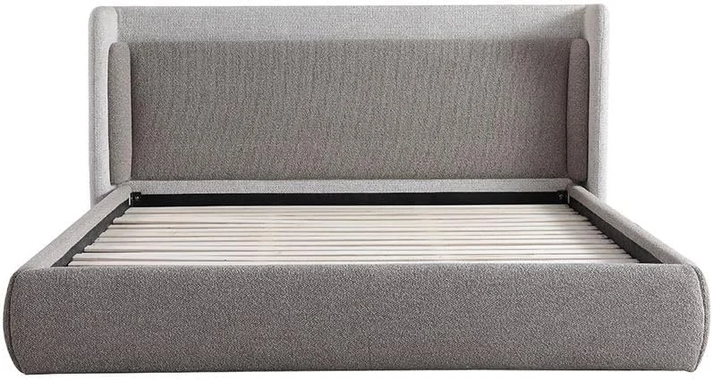 تخت خواب کینگ روکش دار دانوب هوم مدل Ultima 180X200 | مبلمان قاب تخت خواب دو نفره چوبی با طراحی مدرن و مستحکم | تخت خواب های آرام و راحت L225xW211xH105.5cm - خاکستری تخت خواب کینگ روکش دار دانوب هوم مدل Ultima 180X200 | مبلمان قاب تخت خواب دو نفره چوبی با طراحی مدرن و مستحکم | تخت خواب های آرام و راحت L225xW211xH105.5cm - خاکستری