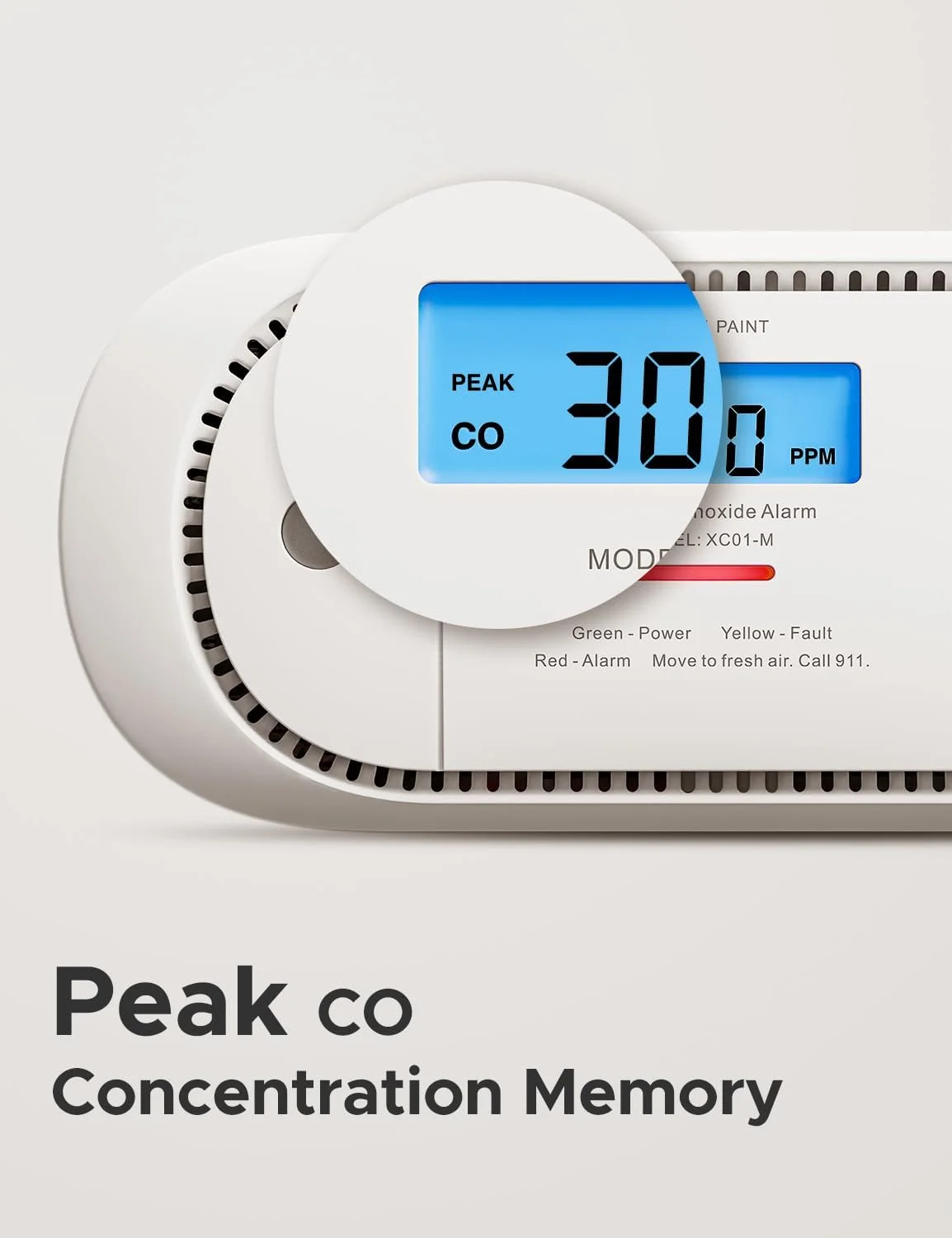 دتکتور هوشمند مونوکسید کربن X-Sense مدل XC01-M، یک وسیله جانبی برای کیت دتکتور دود FS31 یا FS51، دتکتور CO قابل حمل بی سیم متصل به هم، مدل XC01-M، بسته 1 عددی دتکتور هوشمند مونوکسید کربن X-Sense مدل XC01-M، یک وسیله جانبی برای کیت دتکتور دود FS31 یا FS51، دتکتور CO قابل حمل بی سیم متصل به هم، مدل XC01-M، بسته 1 عددی