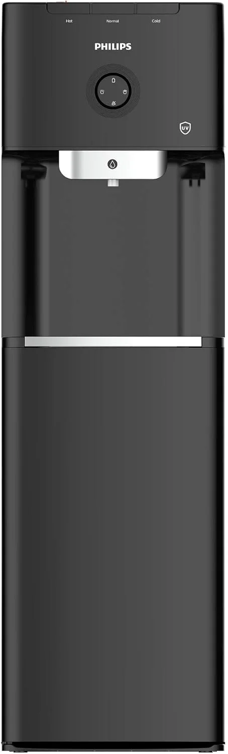 آبسردکن فیلیپس با بارگیری از پایین، رنگ مشکی - ADD4968BK/56 - با فیلتراسیون Micro P-Clean و UV آبسردکن فیلیپس با بارگیری از پایین، رنگ مشکی - ADD4968BK/56 - با فیلتراسیون Micro P-Clean و UV