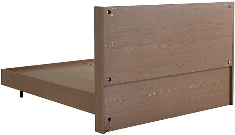تخت خواب کینگ شناور 180X200 آلیسون دانوب هوم با LED | مبلمان قاب تخت خواب دو نفره چوبی با طراحی مدرن | تخت خواب راحت (تشک شامل نمی شود) - بژ/بلوط طبیعی تخت خواب کینگ شناور 180X200 آلیسون دانوب هوم با LED | مبلمان قاب تخت خواب دو نفره چوبی با طراحی مدرن | تخت خواب راحت (تشک شامل نمی شود) - بژ/بلوط طبیعی