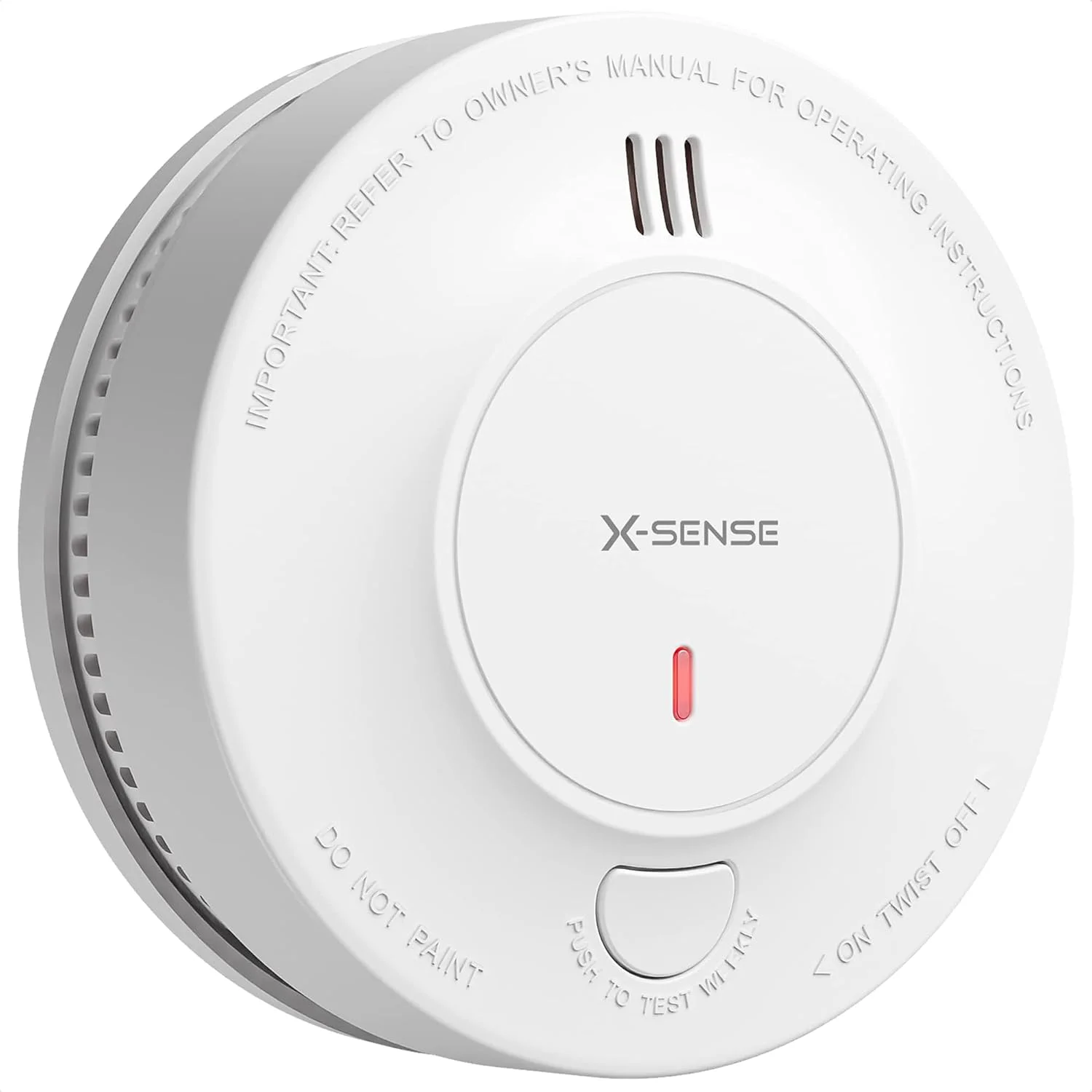 آشکارساز دود X-Sense، دتکتور دود و آتش با باتری 10 ساله، نشانگر LED و دکمه سکوت، مدل SD2J0AX