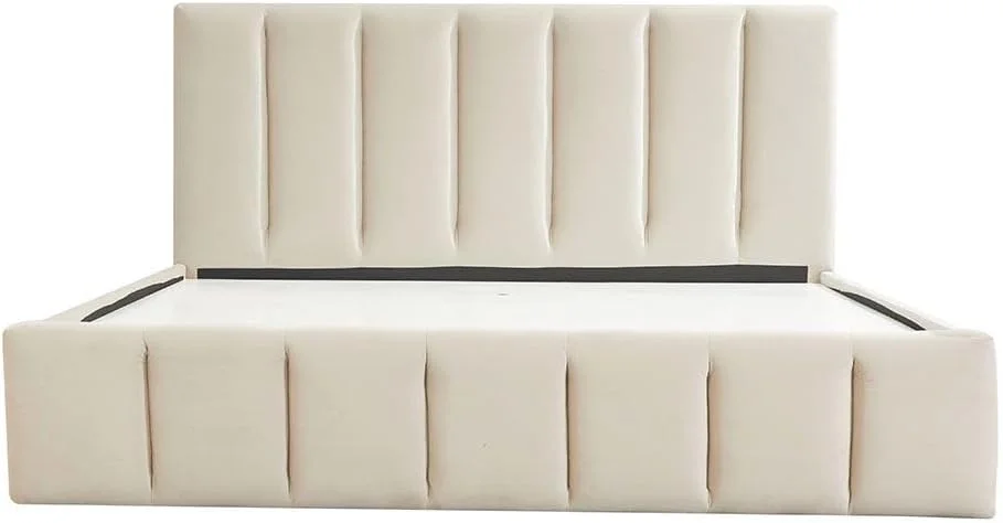 تخت خواب دو نفره دانوب هوم ویستا سایز کوئین 150x200 با 4 کشو | طراحی مدرن و مستحکم، مبلمان قاب تخت خواب چوبی | تخت خواب های آرام و راحت، ابعاد 220x161x111 سانتی متر - بژ روشن تخت خواب دو نفره دانوب هوم ویستا سایز کوئین 150x200 با 4 کشو | طراحی مدرن و مستحکم، مبلمان قاب تخت خواب چوبی | تخت خواب های آرام و راحت، ابعاد 220x161x111 سانتی متر - بژ روشن