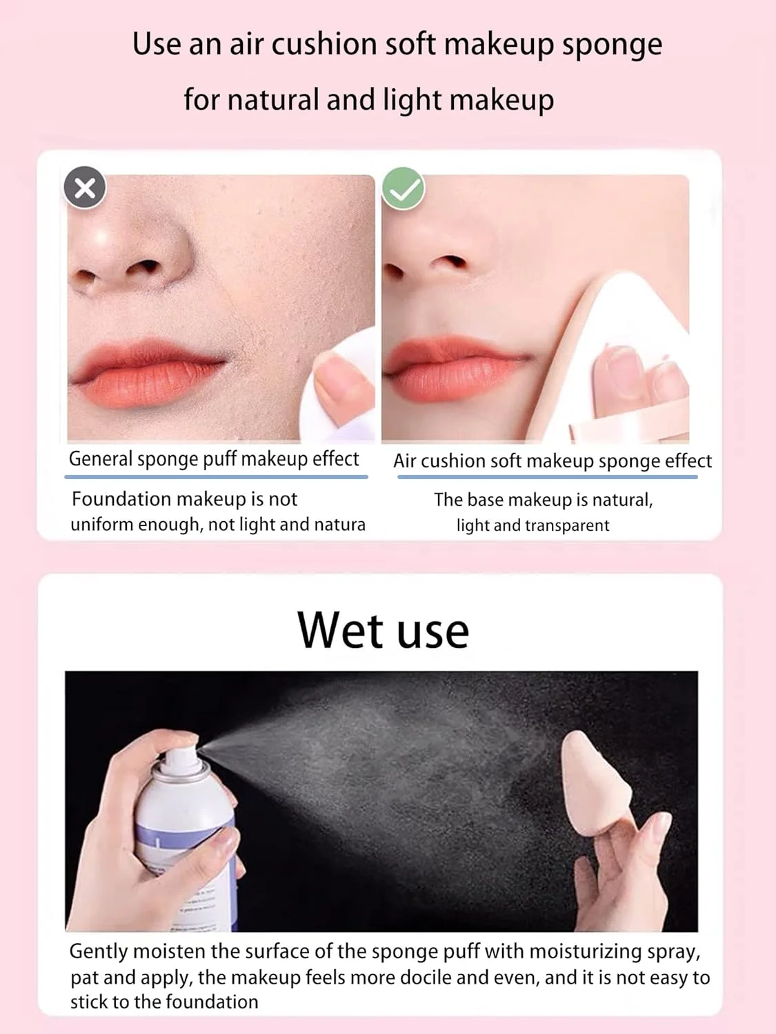 ست اسفنج آرایشی MAKINGTEC، بلندر آرایشی اسفنجی با جعبه، کوسن مثلثی و گرد برای ترکیب مایع کرم پودر، پودر، کرم، کانسیلر، استفاده بی نقص از آرایش (6 عدد) ست اسفنج آرایشی MAKINGTEC، بلندر آرایشی اسفنجی با جعبه، کوسن مثلثی و گرد برای ترکیب مایع کرم پودر، پودر، کرم، کانسیلر، استفاده بی نقص از آرایش (6 عدد)