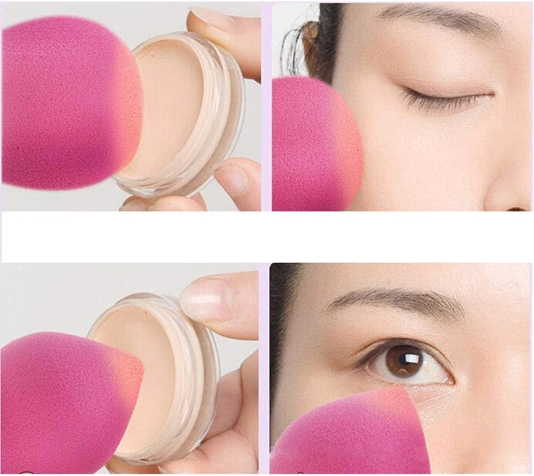 MSQ Makeup Sponge Blender for Women Make Up Tool Foundations Powders Creams