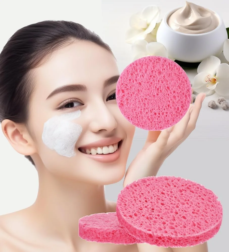 اسفنج فشرده صورت METUUTER بسته 50 عددی مناسب متخصصان پوست - اسفنج های سلولزی 100% طبیعی و حرفه ای برای پاکسازی صورت، ماساژ، لایه برداری منافذ، ماسک و پاک کردن آرایش (صورتی) اسفنج فشرده صورت METUUTER بسته 50 عددی مناسب متخصصان پوست - اسفنج های سلولزی 100% طبیعی و حرفه ای برای پاکسازی صورت، ماساژ، لایه برداری منافذ، ماسک و پاک کردن آرایش (صورتی)